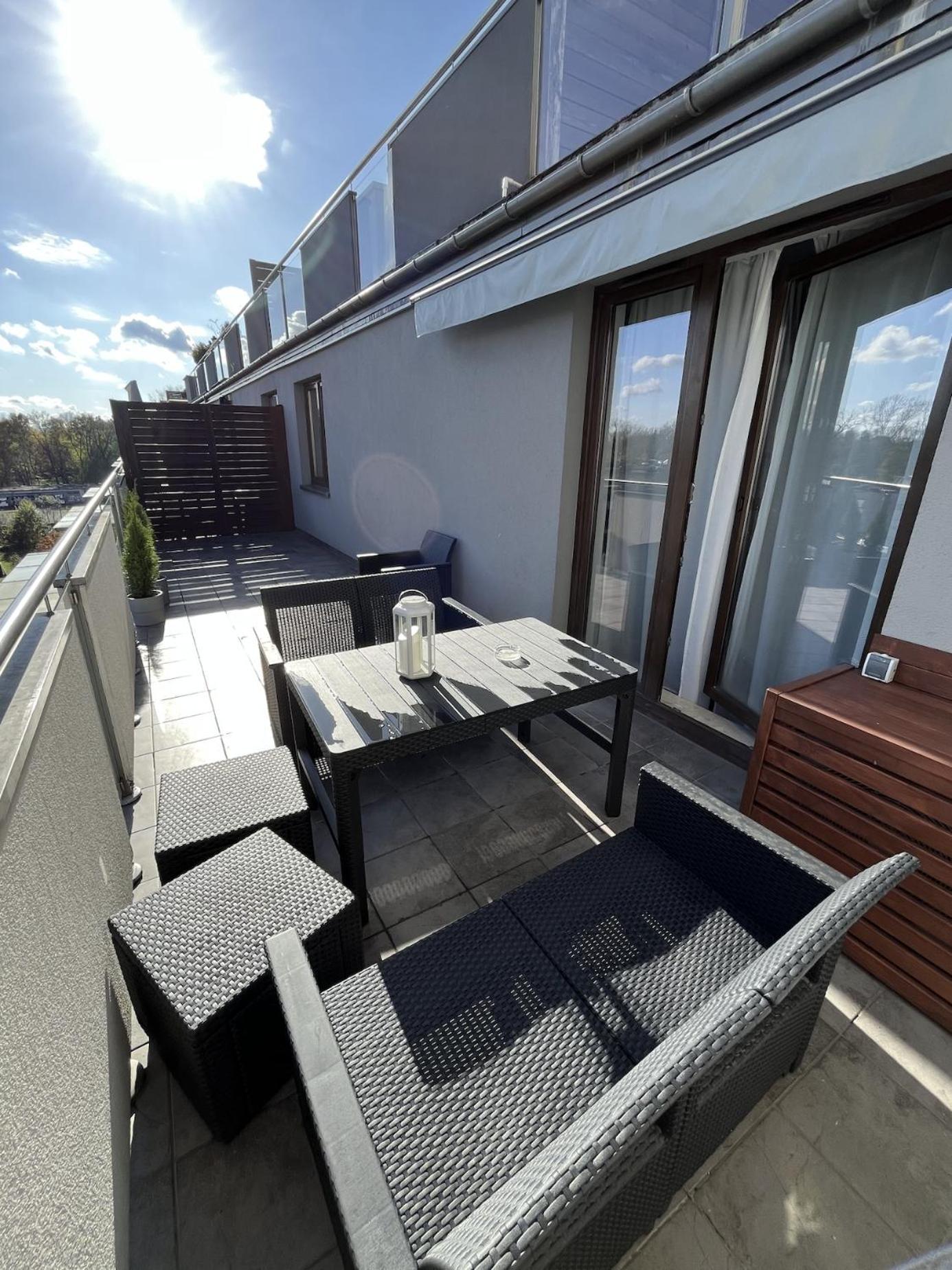 Apartamento Apartament Z Tarasem Oraz Podziemnym Parkingiem Cracovia Exterior foto